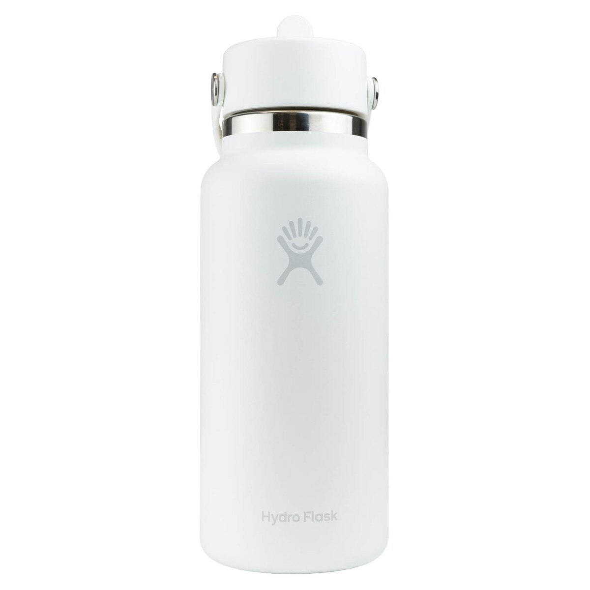 U-State Straw Cap Hydro Flask - 32 Oz. white